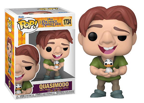 [#Pré-venda] - Funko Pop - Quasimodo Corcunda with Bird - Disney O Corcunda de Notre Dame (1735)