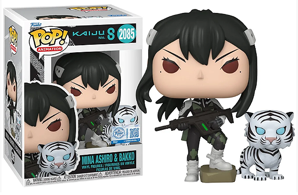 Funko Pop - Mina Ashiro & Bakko Exclusivo - Kaiju No. 8 (2085)