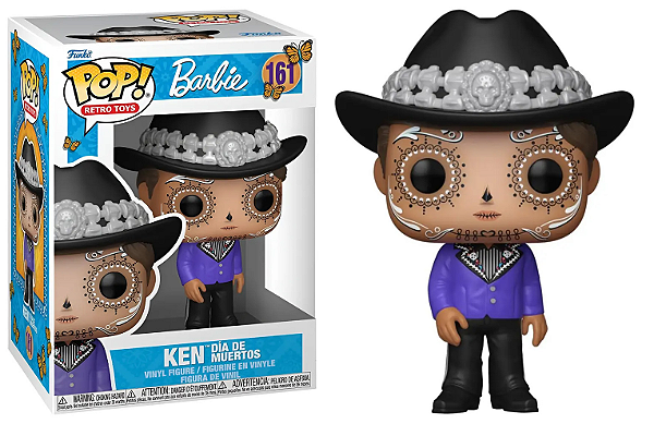 [#Pré-venda] - Funko Pop - Ken dia de Muertos - Barbie (161)