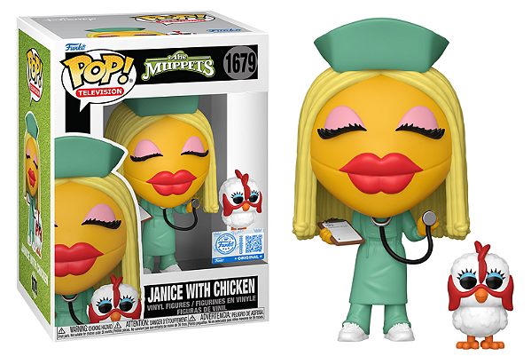 [#Pré-venda] - Funko Pop - Janice with Chicken Exclusivo - Funko Fusion (1679)