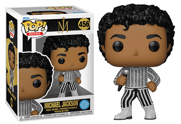 [#Pré-venda] - Funko Pop - Michael Jackson Glitter Exclusivo - Michael Jackson (456)