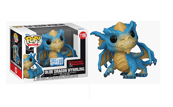 [#Pré-venda] - Funko Pop - Blue Dragon Wyrmling Exclusivo - Games Dungeons & Dragons (1199)