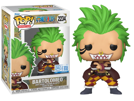 [#Pré-venda] - Funko Pop - Bartolomeo Exclusivo - One Piece (2234)