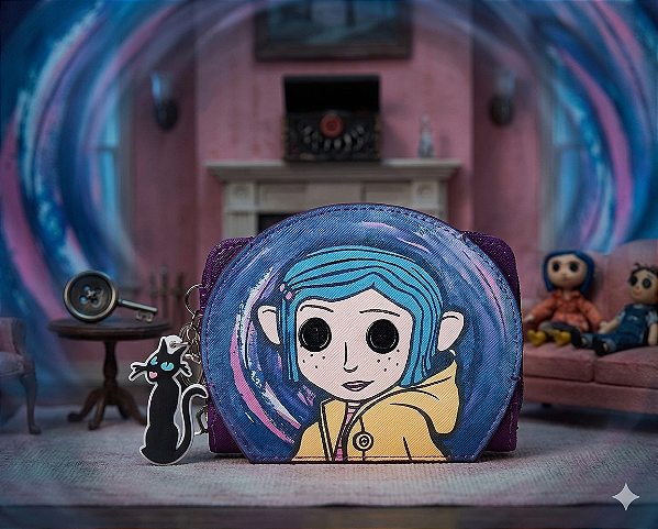 Carteira Filme Coraline (Exclusivo)