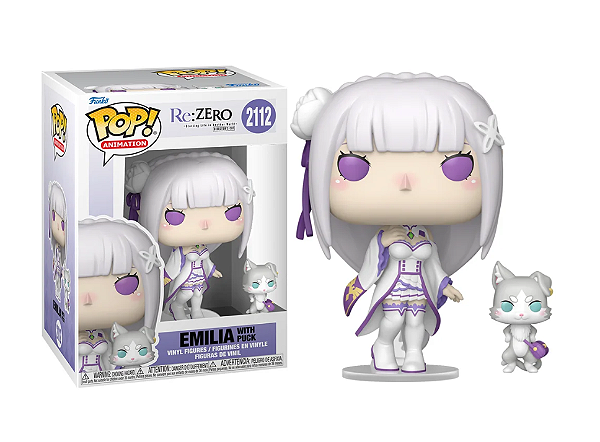 [#Pré-venda] - Funko Pop - Emilia With Puck - Re:Zero (2112)