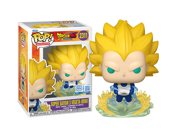 [#Pré-venda] - Funko Pop - Super Saiyan 3 Vegeta (Mini) - Dragon Ball (2311)