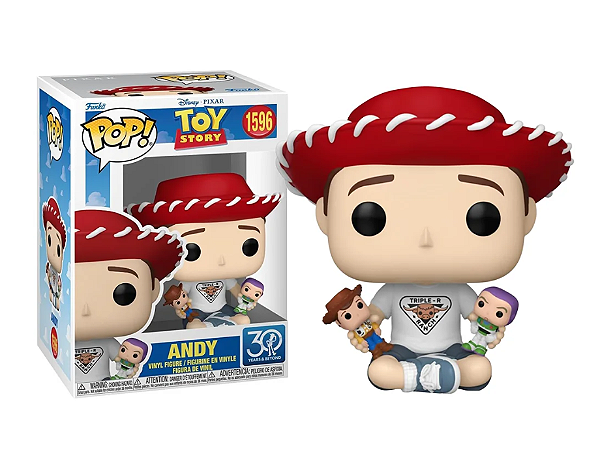[#Pré-venda] - Funko Pop - Andy - Disney Toy Story (1596)