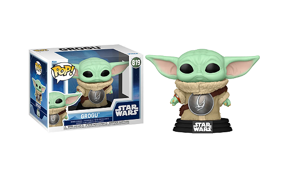 [#Pré-venda] - Funko Pop - Baby Yoda Grogu - Star Wars (819)
