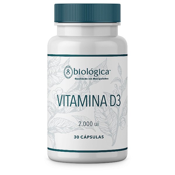 Vitamina D3 - 30 Cápsulas