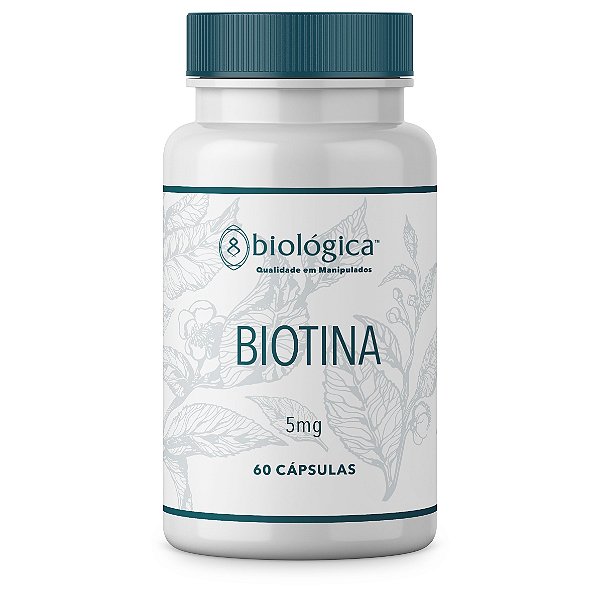 Biotina 5mg - 60 cápsulas