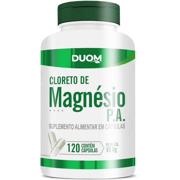 CLORETO DE MAGNÉSIO 120caps - DUOM