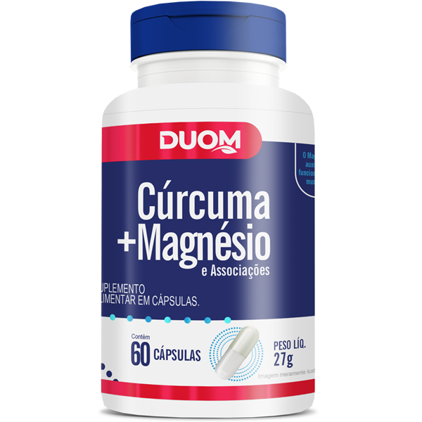 CÚRCUMA + MAGNÉSIO 60caps - DUOM