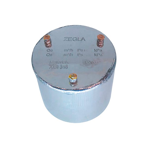 VALVULA DE VACUO E PRESSAO 2'' TOTAL DE TEFLON