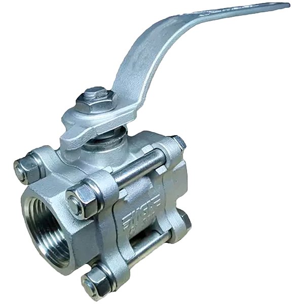 VALVULA DE ESFERA TRIPARTIDA 1/2 BSP CL300 T. INOX - MGA