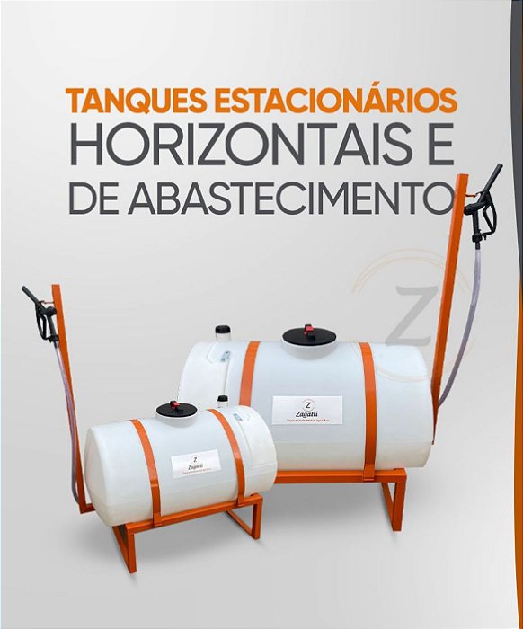 Tanque estacionário e de abastecimento 300 litros
