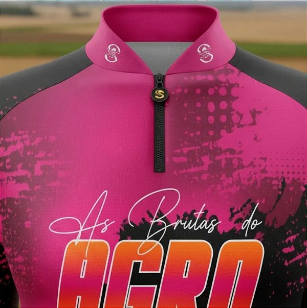 Camiseta Agro Uv50 Feminina Proteção Solar - TAMANHO P