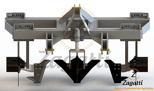 Afofador de mandioca 2 linhas