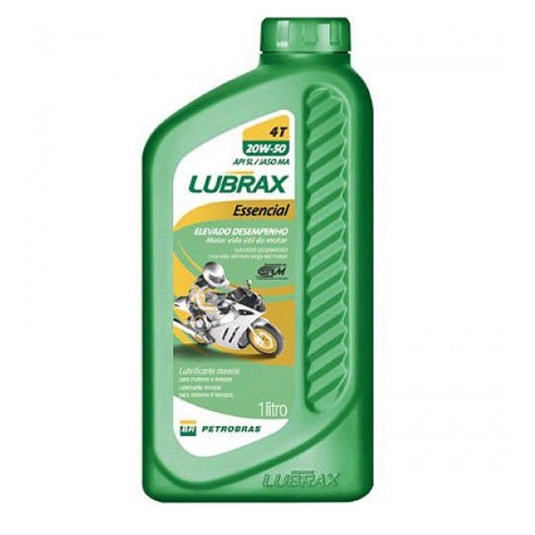 Óleo lubrificante Lubrax Essencial 4T 20W50  Motos