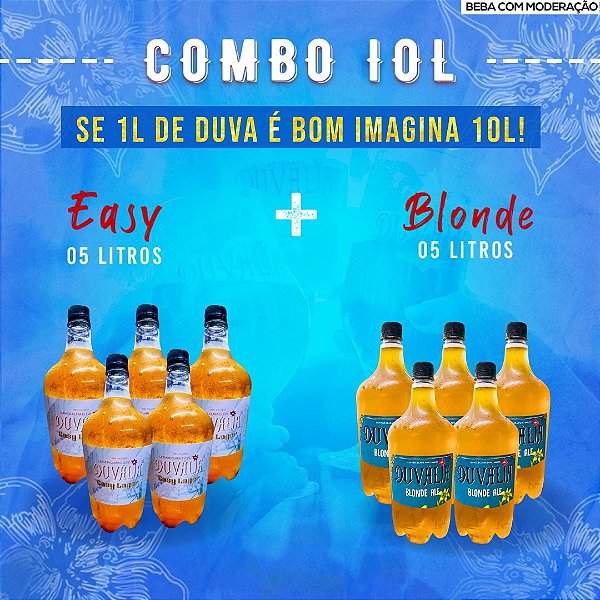 COMBO 10L (5L EASY LAGER + 5L BLONDE ALE)