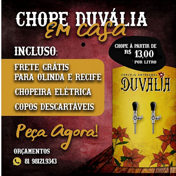 BARRIL DE CHOPE DUVÁLIA PILSEN EXTRA 50L