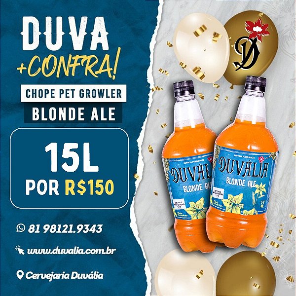 COMBO 15L BLONDE ALE CONFRA+