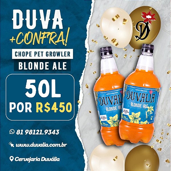COMBO 50L BLONDE ALE CONFRA+
