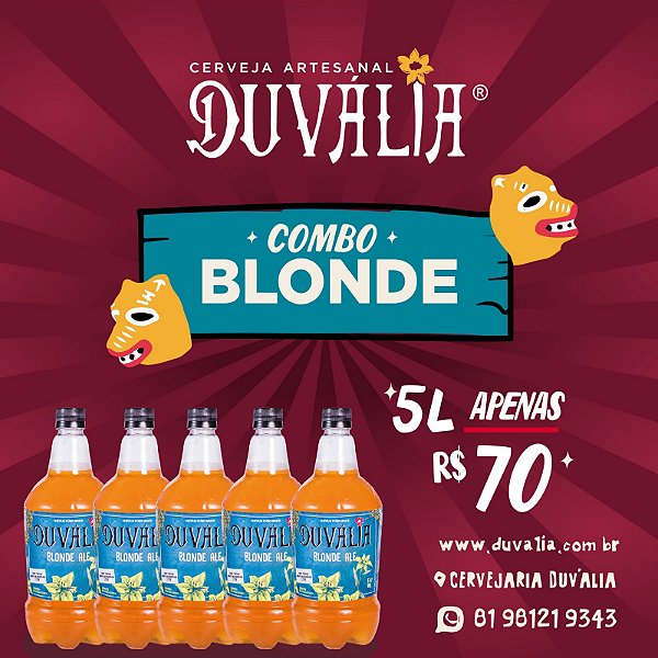COMBO 5L BLONDE ALE
