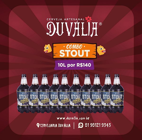COMBO 10L STOUT MEL DE ENGENHO