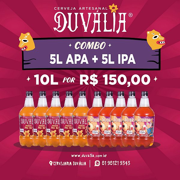 COMBO 10L (5L APA + 5L IPA)
