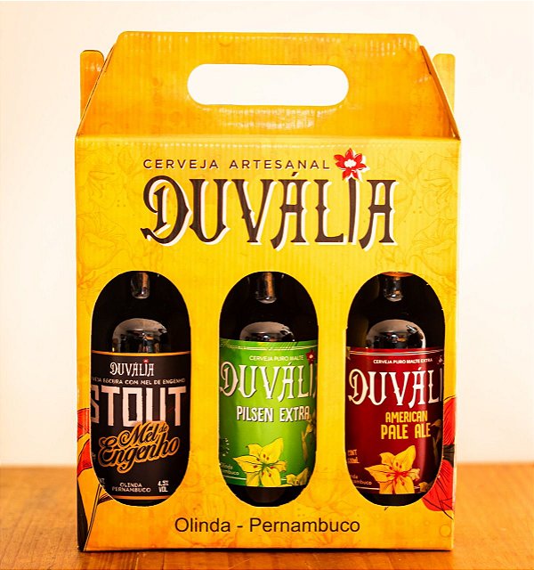 KIT PRESENTE (1 STOUT 500ML + 1 PILSEN 500ML + 1 APA 500ML)