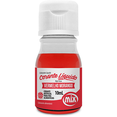 CORANTE VERMELHO MORANGO 10ML