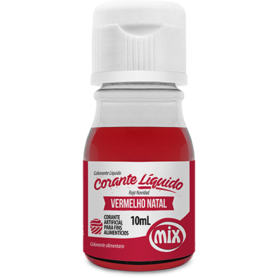 CORANTE VERMELHO NATAL 10ML