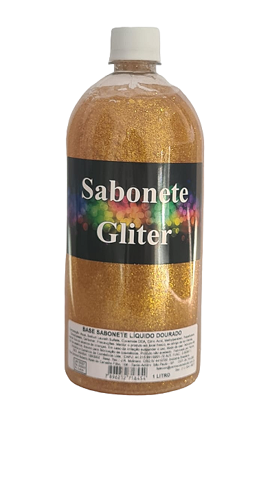 BASE SABONETE LIQ C GLITTER DOURADO YA 1LT