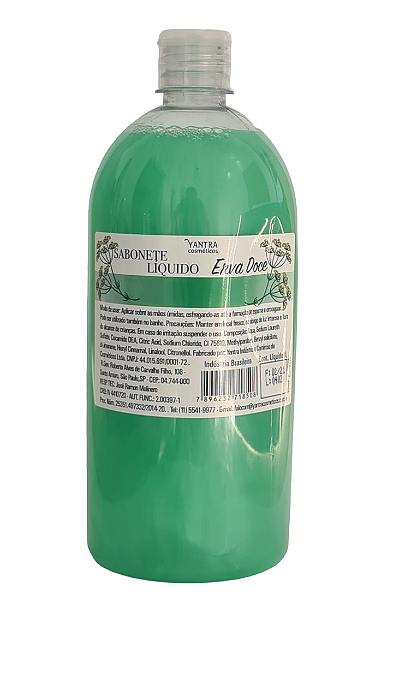 SABONETE LIQUIDO ERVA DOCE 1LT
