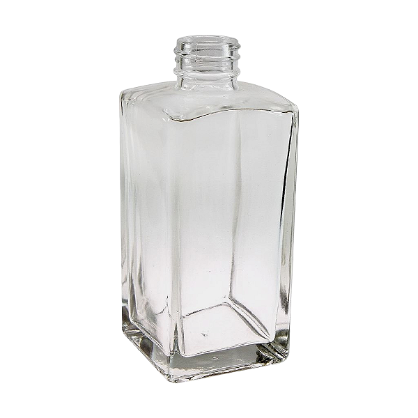 FRASCO SQUARE TRANSPARENTE 250ML R28