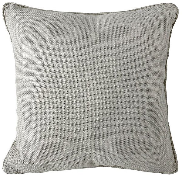 ALMOFADA LINHO  BEGE 52X52 LISA COM CORDAO