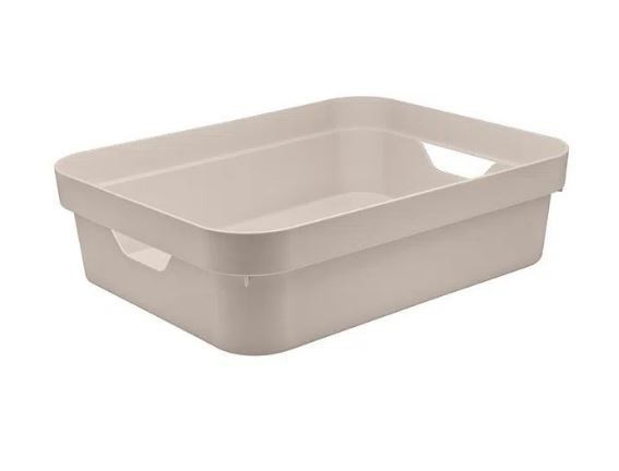 CAIXA ORGANIZADORA CUBE P BEGE