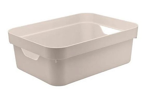 CAIXA ORGANIZADORA CUBE M BEGE