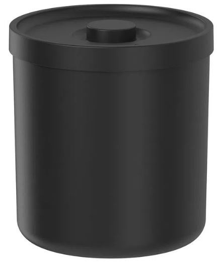 LIXEIRA BOLD 6 LITROS PRETO FECHADO