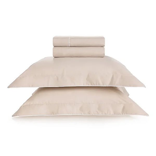 JOGO DE CAMA TRUSSARDI FILETTI  - PERCAL 200 FIOS 100% ALGODÃO