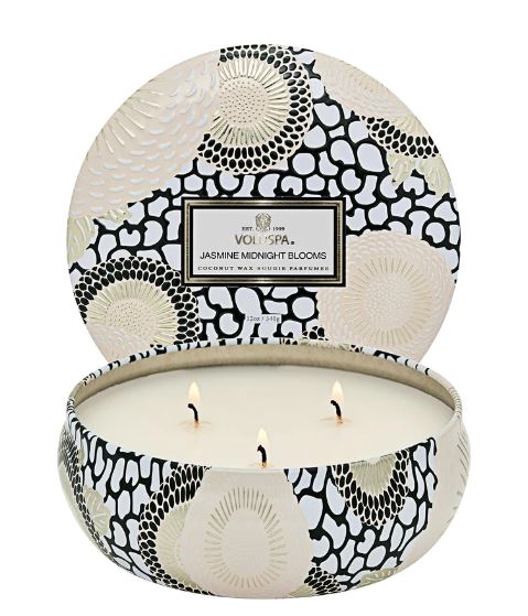 VELA VOLUSPA LATA 3 PAVIOS JASMINE MIDNIGHT BLOOMS - 60H
