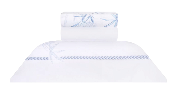 JOGO DE CAMA NATURALLE BAMBU - 200 FIOS 100% ALGODÃO ACETINADO