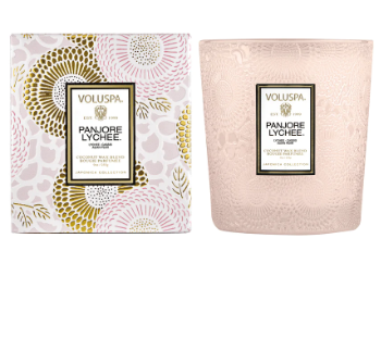 VELA VOLUSPA COPO DE VIDRO CLASSICO PANJORE LYCHEE - 60H