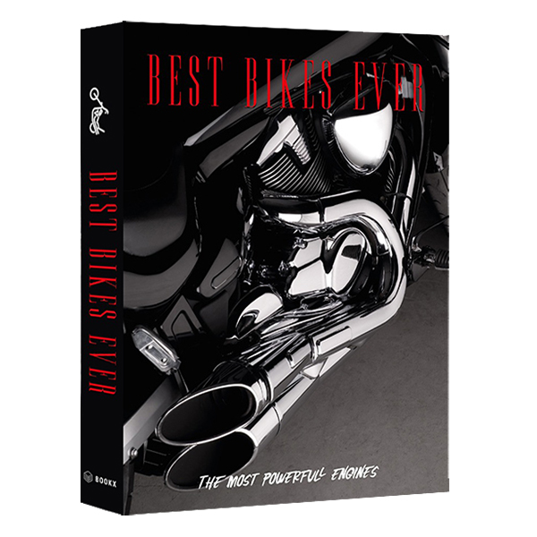 CAIXA LIVRO DECORATIVA BOOK BOX BEST BIKES EVER - 36x27x5CM