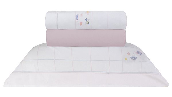 JOGO DE CAMA NATURALLE TEA TIME - PERCAL 200 FIOS 100% ALGODÃO