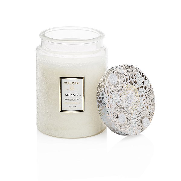 VELA VOLUSPA POTE DE IDRO G RELEVO MOKARA - 100H