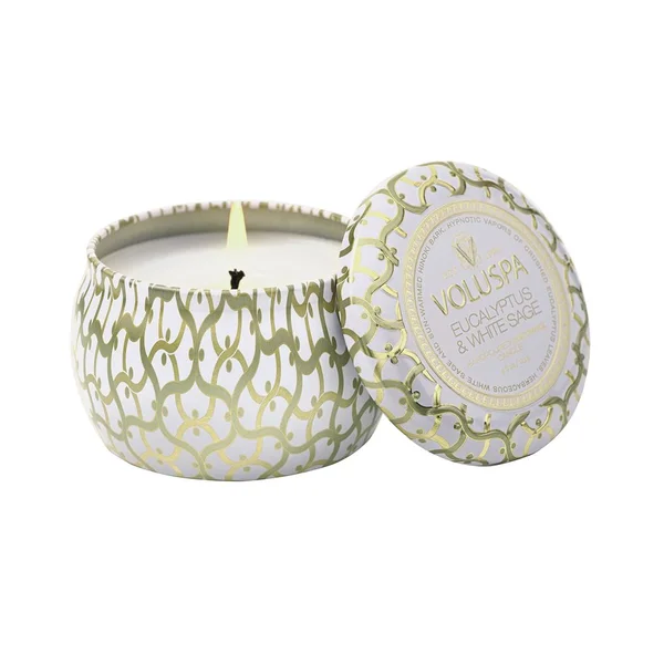 MINI VELA VOLUSPA LATA EUCALYPTUS & WHITE SAGE - 25H