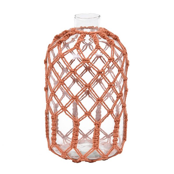 GARRAFA MACRAME COLMEIA TELHA