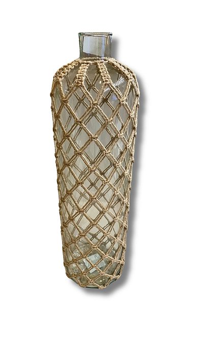 GARRAFA LONGA MACRAME COLMEIA CAQUI