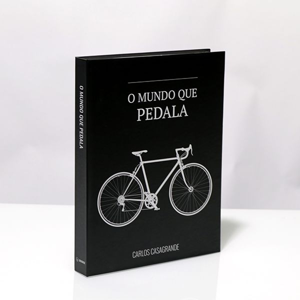 CAIXA LIVRO DECORATIVA BOOK BOX O MUNDO QUE PEDALA - 30X24X4Cm